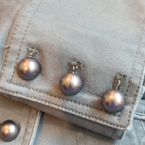 WHBM wintergreen Military Jacket - Picture 6 of 10